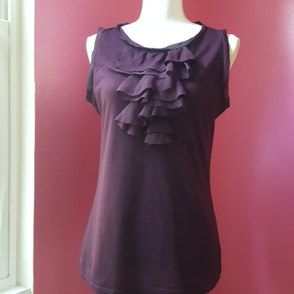 Ann Taylor Tops - FINAL SALE! Ann Taylor Burgundy Sleeveless Top